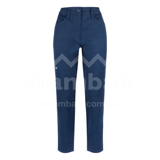 Штаны женские Salewa Fanes Hemp W Pants, Blue navy blazer, 40/34 (28246/3960 40/34), S, ALPINE HEMP WOVEN 255 g/sqm (55% Hemp 45% Cotton)