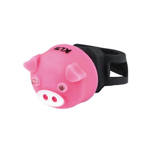 Купити Мигалка дитяча задня KLS Piggy рожевий з доставкою по Україні