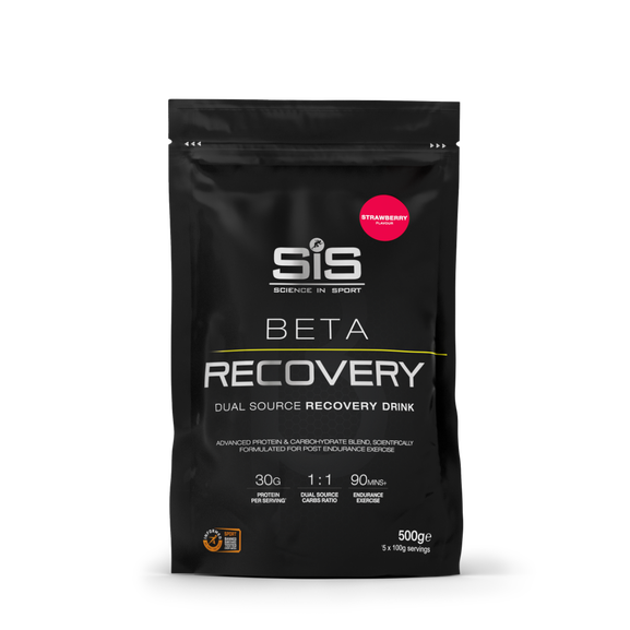 Напій відновлювальний SіS Beta Recovery 500g Strawberry