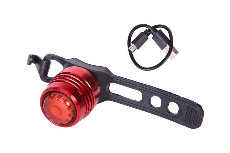 Купити Мигалка BC-TL5398 червоний світло USB AL червоний корпус (Червоний корпус) з доставкою по Україні