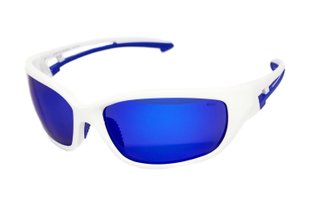 Захисні окуляри з поляризацією BluWater Seaside White Polarized (G-Tech™ blue), сині дзеркальні