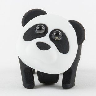 Купить Фонарик-мигалка для детского велосипеда Zoonimal Панда, LED, на руль. Свечение: Белый с доставкой по Украине