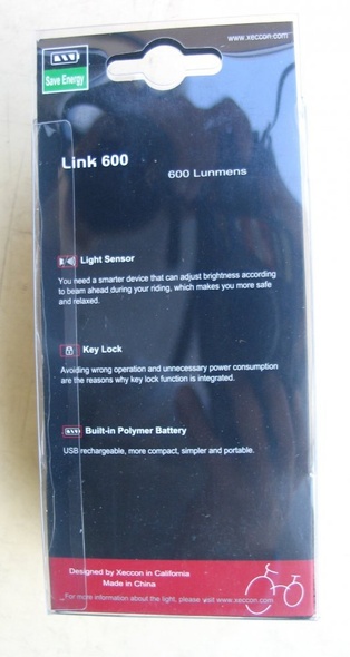 Купить Вело фара Xeccon Link 600 USB с доставкой по Украине