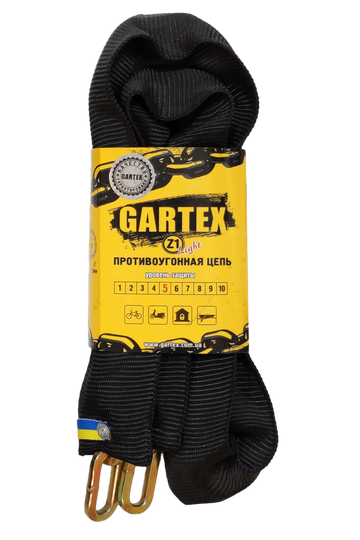 Купити Протиугінний ланцюг GARTEX S1-light-800 (без замка) (товщина ланцюга 5мм) з доставкою по Україні