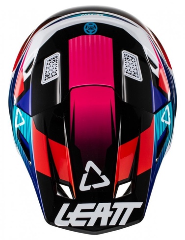 Шолом LEATT Helmet Moto 8.5 + Goggle (Royal), XL, XL