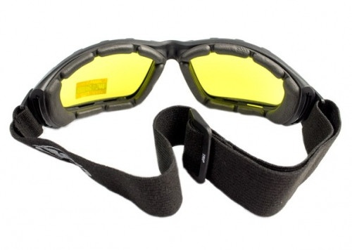 Окуляри захисні із ущільнювачем Global Vision Trip (yellow) жовті
