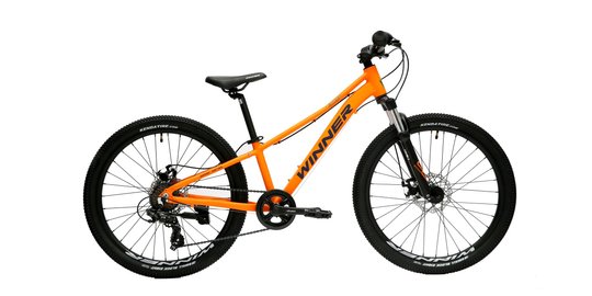 Купити Велосипед підлітковий 24" Winner Betty 11" 2022 помаранчевий з доставкою по Україні