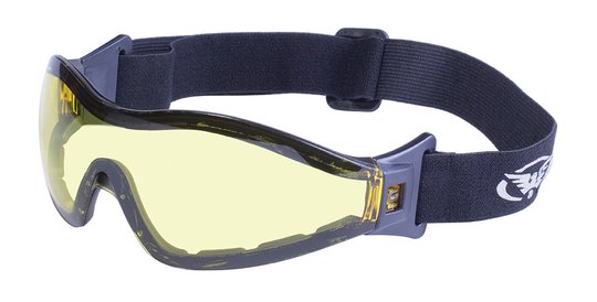 Очки защитные с уплотнителем Global Vision Z-33 (yellow) Anti-Fog, желтые