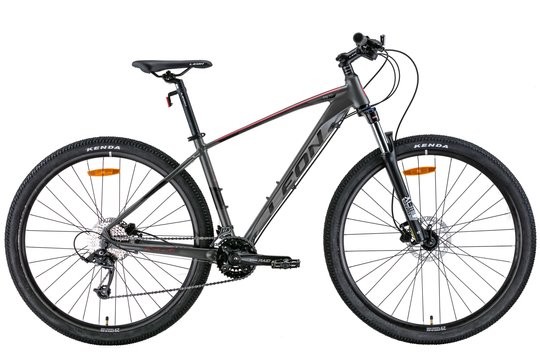 Купити Велосипед гірський 29" Leon TN-70 19" рама 2022, сіро-червоний з доставкою по Україні