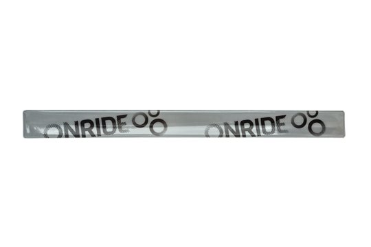 Світловідбиваюча смужка ONRIDE Класік 3х34см срібляста