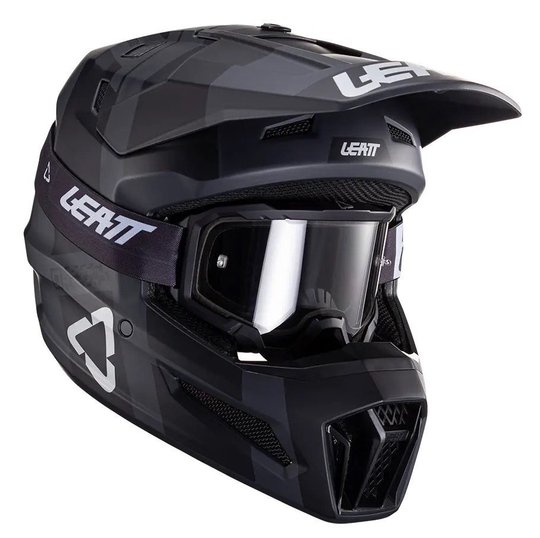 Шолом LEATT Helmet Moto 3.5 + Goggle (Black), L, L