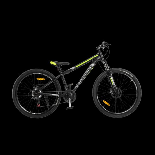 Купити Велосипед CrossBike Storm 27"17" Чорний-Жовтий з доставкою по Україні