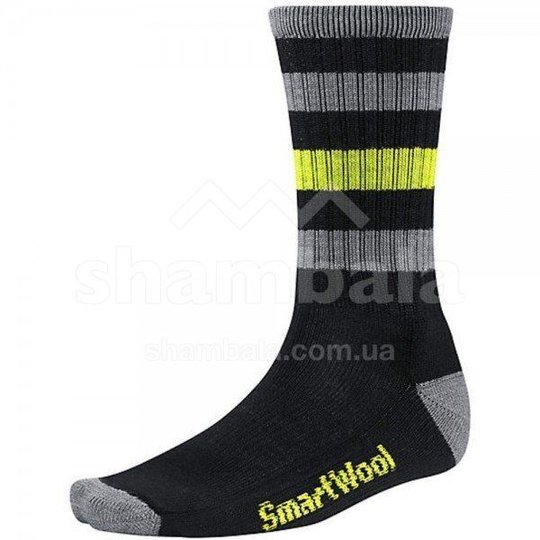 Купити Men's Striped Hike Light Crew шкарпетки чоловічі (Black, M) з доставкою по Україні