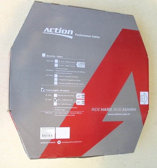 Купить Обплетення перемикання швидкостей Ashima Action 50м (White), Gear Ø5.0 mm с доставкой по Украине