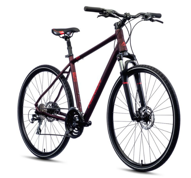 Купити Велосипед Merida CROSSWAY 20, S(47), MATT BURGUNDY RED(RED) з доставкою по Україні