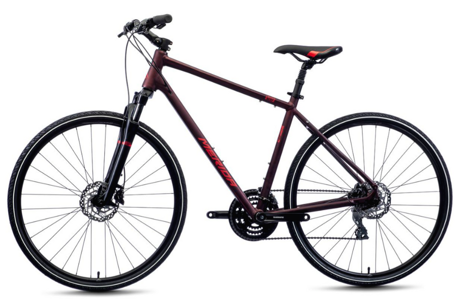 Купить Велосипед Merida CROSSWAY 20, M(51) MATT BURGUNDY RED(RED) с доставкой по Украине