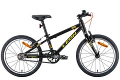 Купити Велосипед 18" Leon GO Vbr 2022 (черный с желтым) з доставкою по Україні