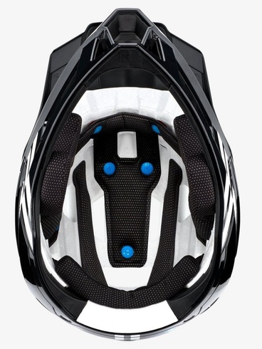Шолом Ride 100% TRAJECTA Helmet (Black/White), L (80021-011-12)