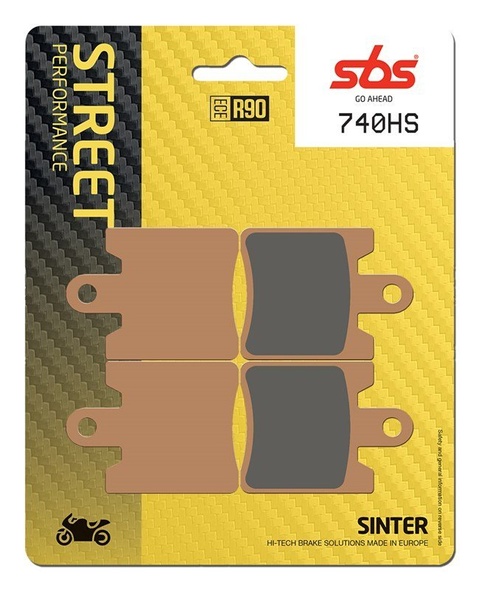 Колодки гальмівні SBS Performance Brake Pads, Sinter (630HS)