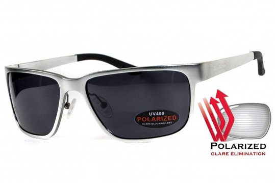 Очки поляризационные BluWater Alumination-2 Silver Polarized (gray) серые