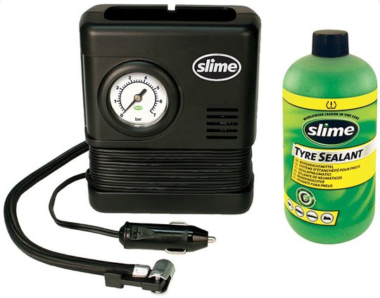 Купить Ремкомплект для автопокрышек Slime Smart Spair (герметик + воздушный компрессор) с доставкой по Украине