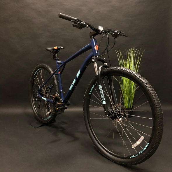 Купити Велосипед гірський 27,5" GT AGGRESSOR 27 SPORT L, синій з блакитним 2020 з доставкою по Україні