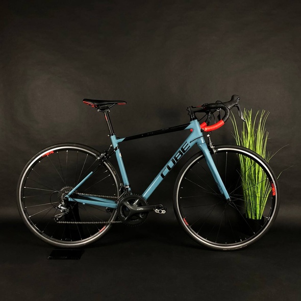 Купить Велосипед б/у 28" Cube Attain Claris Carbon шоссе голубой с доставкой по Украине