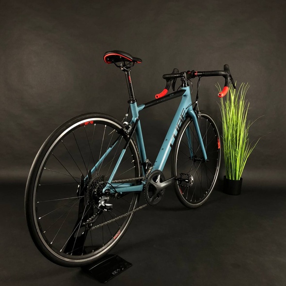 Купить Велосипед б/у 28" Cube Attain Claris Carbon шоссе голубой с доставкой по Украине