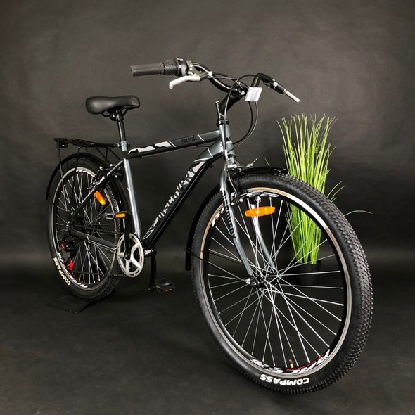 Купить Велосипед городской 26" Discovery Prestige Man ST vbr 18" рама 2020, антрацитовый с доставкой по Украине