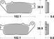 Тормозные колодки SBS Performance Front Brake Pads, Sinter (630HS)