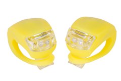 Купити Мигалка 2шт BC-RL8001 белый+красный свет LED силиконовый (желтый корпус) з доставкою по Україні