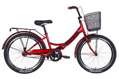 Купити Велосипед 24" Formula SMART с корзиной 2021 (вишневый) з доставкою по Україні