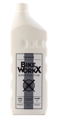 Купити Герметик для безкамерних коліс BikeWorkX Super Seal Star 1 л з доставкою по Україні