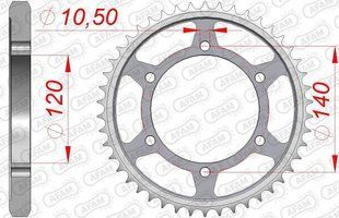 Зірка AFAM 530 Steel Chainwheel - Kawasaki (Silver), 48z
