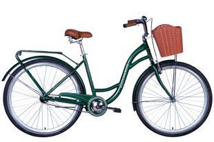 Купить Велосипед уцененный ST 28" Dorozhnik AQUAMARINE BH рама-19" зеленый 2024 крылья, крыло пер., крыло зад., подножка, звонок, корзина с доставкой по Украине