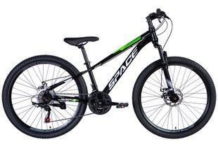 Купить Велосипед ST 26'' SPACE-034 DD трещотка 2024 (черно-зеленый) XS (140-155 см) с доставкой по Украине