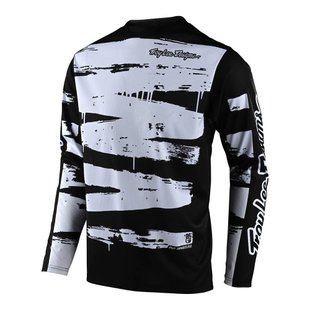 Купити Дитячі джерсі TLD Sprint Jersey, Brushed [BLACK/WHITE] розмір YXL з доставкою по Україні