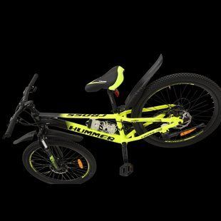 Купить Велосипед CrossBike Hummer 2024 24" 11" Неоновый желтый с доставкой по Украине