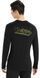 Термофутболка з довгим рукавом ICEBREAKER 200 Oasis LS Crewe Alps 3D MEN BLACK S