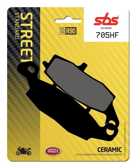 Колодки гальмівні SBS Standard Brake Pads, Ceramic (706HF)