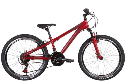 Купити Велосипед 24" Discovery RIDER AM 2022 червоний м з доставкою по Україні