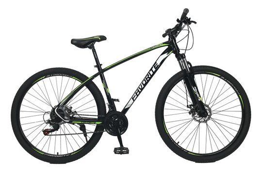 Купити Велосипед Favorite Tracker 27.5 "17" Чорний-Зелений з доставкою по Україні