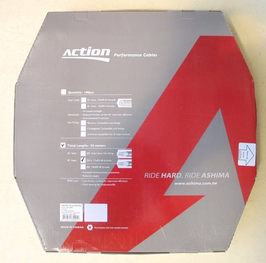 Купити Оплетка переключения скоростей Ashima Action 50м (Red), Gear Ø4.2 mm з доставкою по Україні