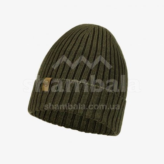 Шапка Buff Merino Wool Knit 1 layer Hat Norval, Forest (BU 124242.809.10.00), One Size, Шапка, Вовна