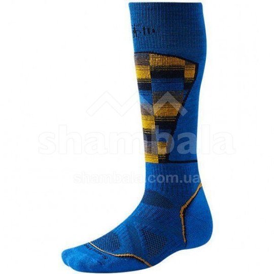 Купити Men's PhD Ski Medium Pattern шкарпетки чоловічі (Bright Blue, XL) з доставкою по Україні