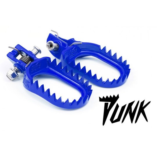 Підніжки сталеві PUNK S3 KTM/HUSQ/GASGAS/BETA (BLUE)