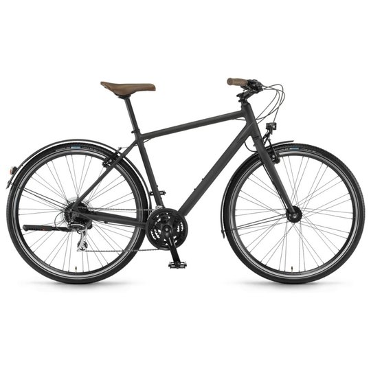 Купить Велосипед Winora Flitzer men 28" 24-G Acera, рама 61 см, черный матовый, 2021 XXL (190-210 см) с доставкой по Украине