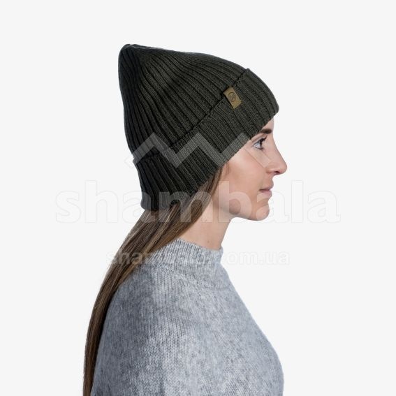 Шапка Buff Merino Wool Knit 1 layer Hat Norval, Forest (BU 124242.809.10.00)