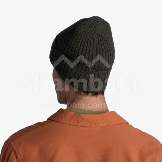 Шапка Buff Merino Wool Knit 1 layer Hat Norval, Forest (BU 124242.809.10.00)