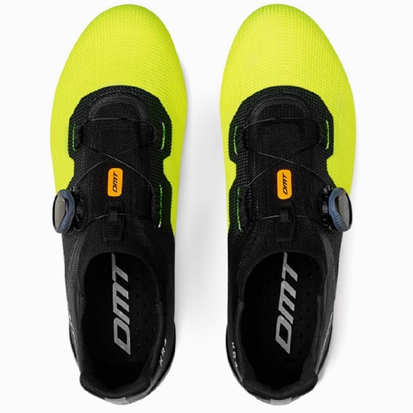 Купити Велотуфлі DMT KR4 Road Black/Yellow Fluo Розмір взуття 44 з доставкою по Україні